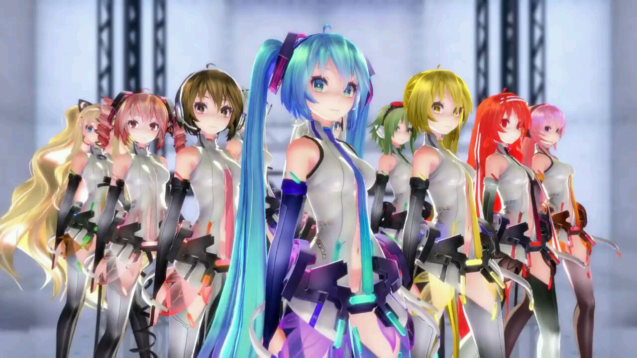 肾不好别进来MMDボカロアペンド娘 でOneTwoThree Fullver